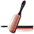 9-Row Cushion Nylon Bristle Styling Brush for Separating, Defining Curls, Blow-Drying